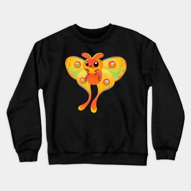 Comet Moth Crewneck Sweatshirt by pikaole